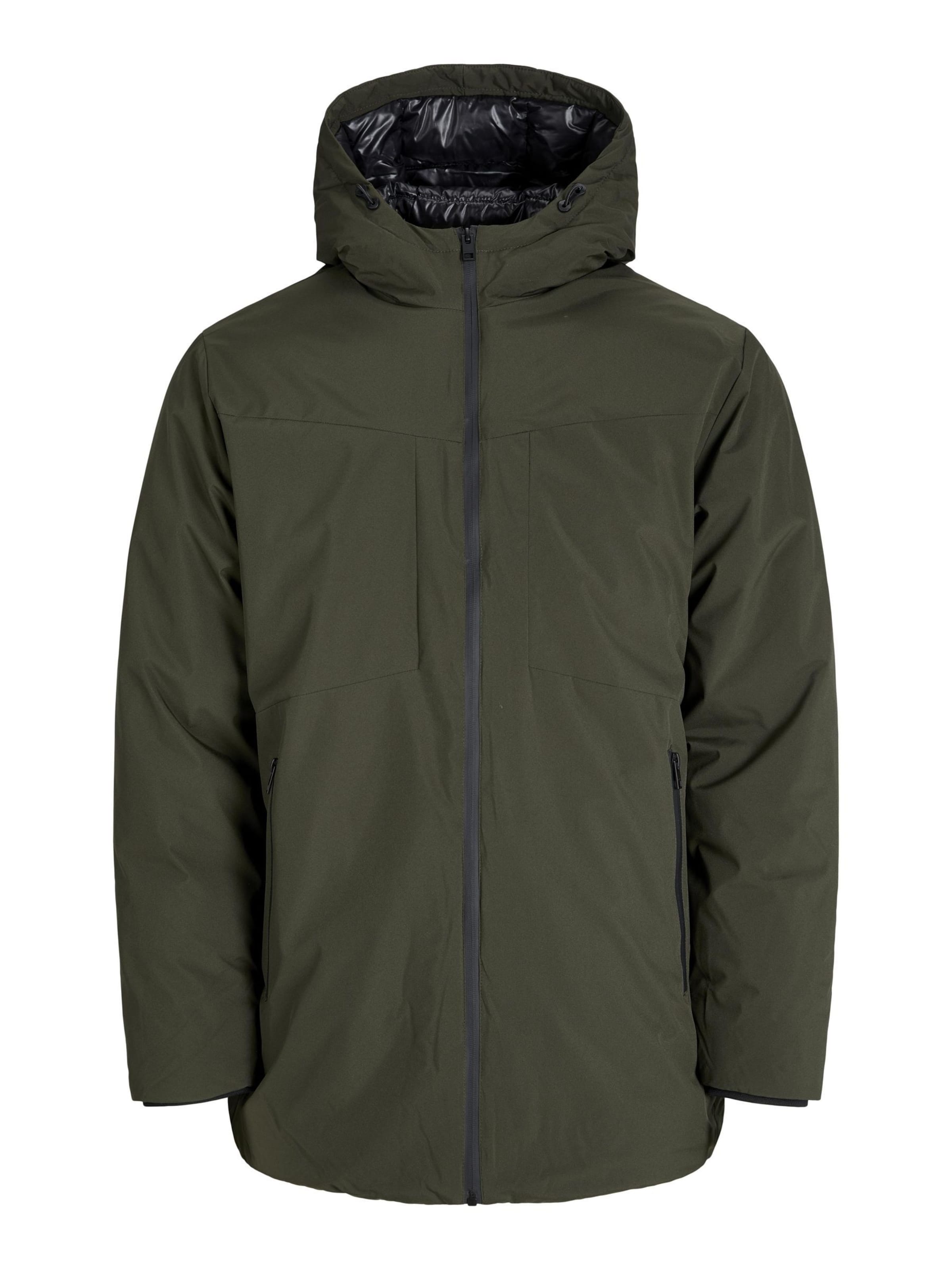 Parka invernale di JACK & JONES in verde: frontale