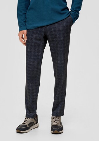 s.Oliver Slimfit Broek in Blauw: voorkant