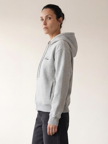 ARMIE Sweat jacket 'The Kim Zip Hoddie' in Grey
