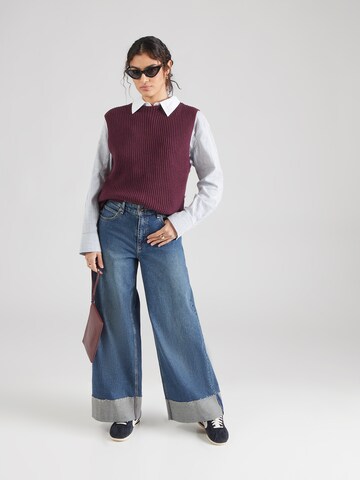 MAC Wide leg Jeans 'Nevada' i blå