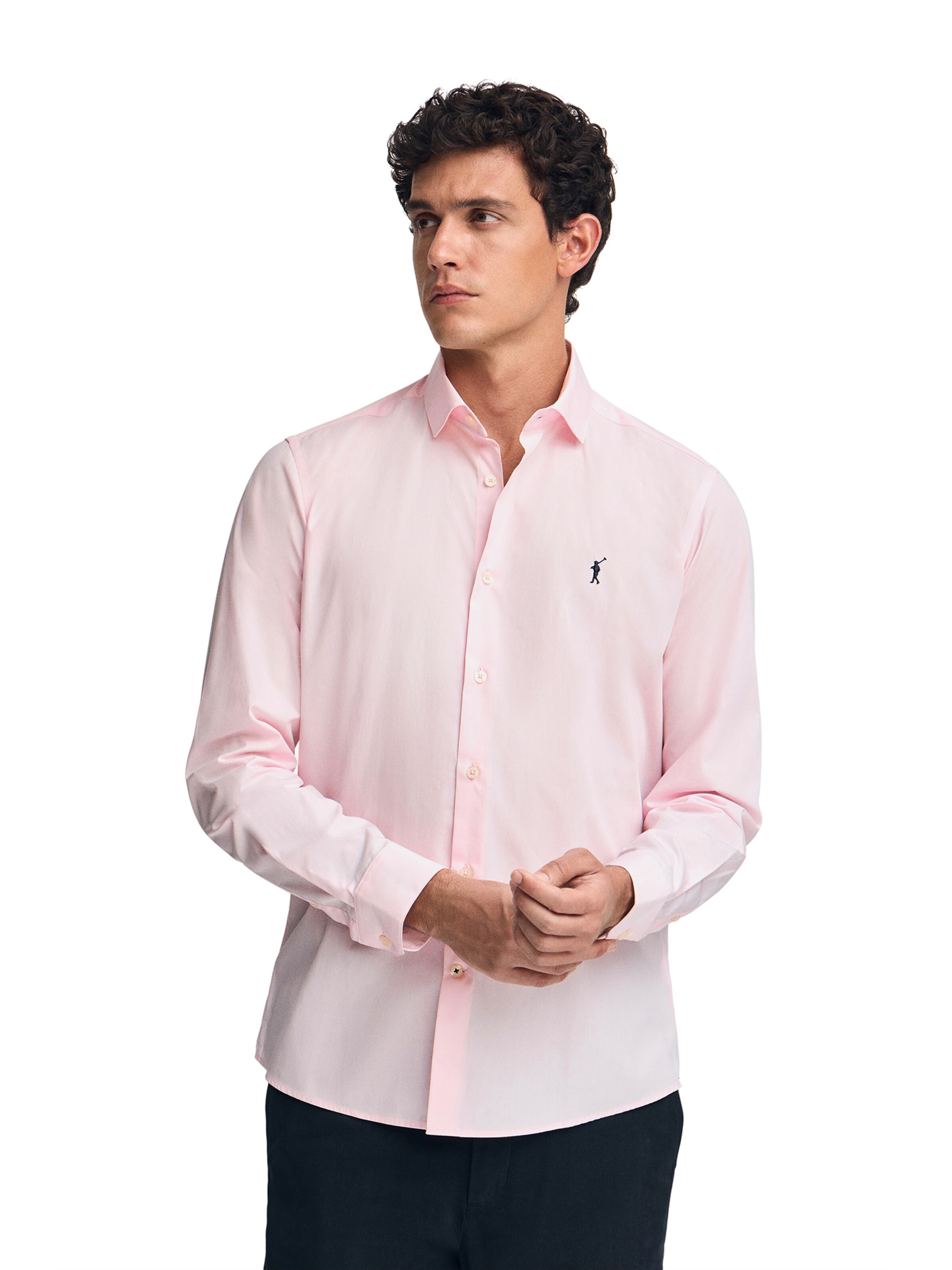 Polo Club Regular fit Button Up Shirt in Pink: front