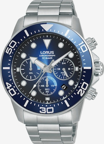 Montre à affichage analogique LORUS en argent : devant