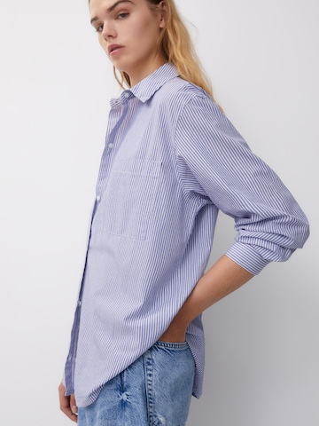 Pull&Bear Bluse in Blau