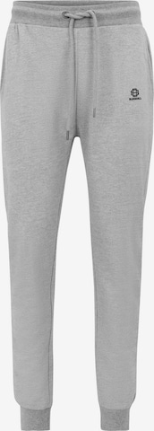 Oldskull Tapered Trousers 'Basic Oldskull 25 Logo' in Grey: front