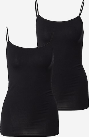 Maillot de corps SCHIESSER en noir : devant