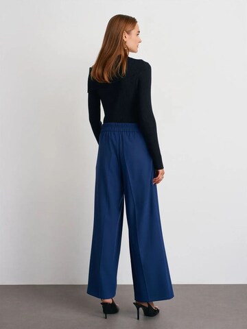 Wide leg Pantaloni di Dilvin in blu