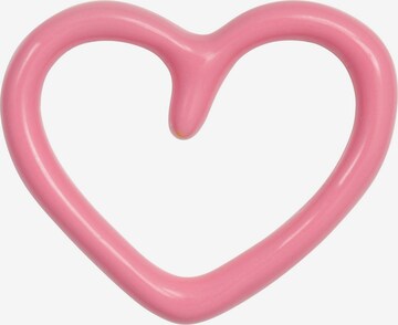 Lulu Copenhagen Σκουλαρίκια 'HAPPY HEART' σε ροζ: μπροστά