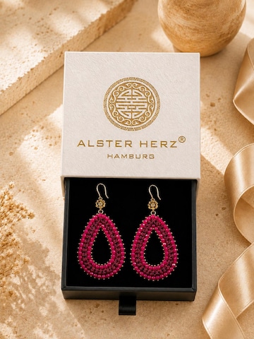 Alster Herz Earrings 'FORMENTERA' in Pink