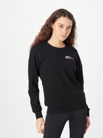 ONLY PLAY Athletic Sweatshirt in Black: front