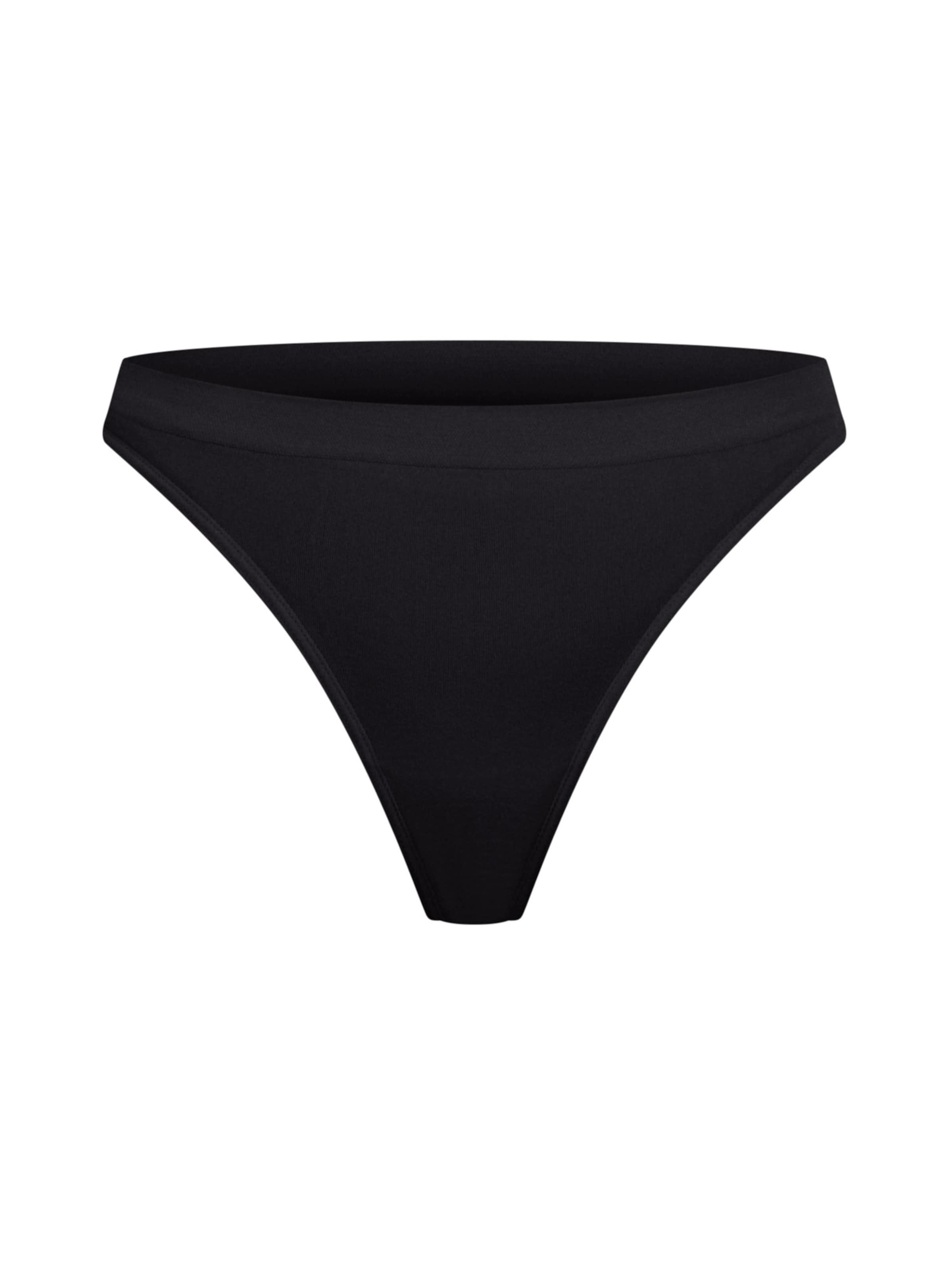 Smilodox String 'Nysa' in Schwarz: Vorderseite