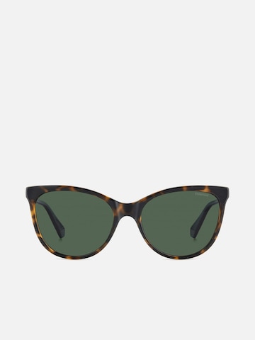 Occhiali da sole di Polaroid in marrone: frontale