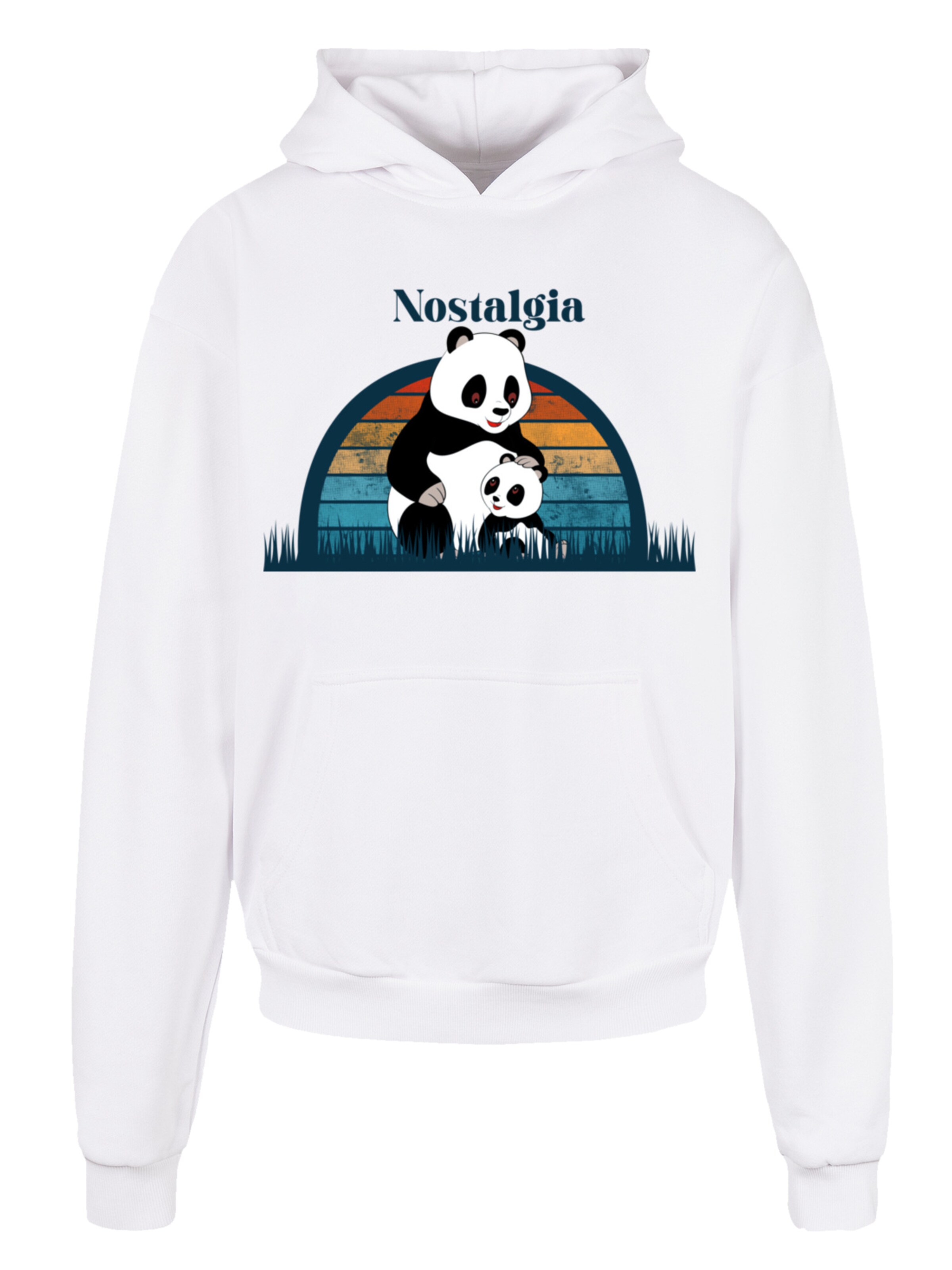 Sweat-shirt 'Tao Tao Nostalgia Heroes of Childhood' F4NT4STIC en blanc : devant