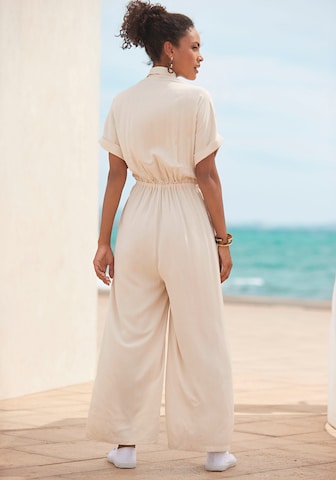 LASCANA Jumpsuit in Beige