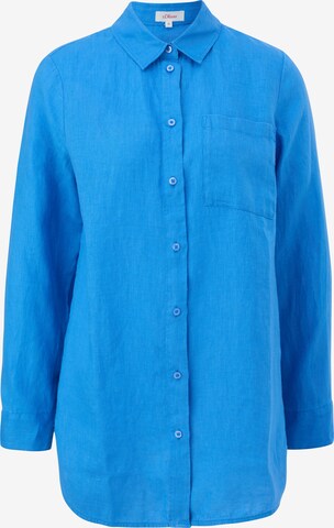 s.Oliver Blouse in Blauw: voorkant