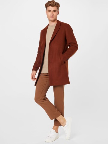 JACK & JONES Between-Seasons Coat in Brown