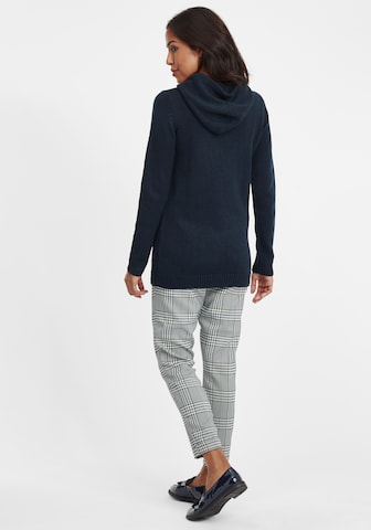 Oxmo Knit cardigan 'Cable' in Blue