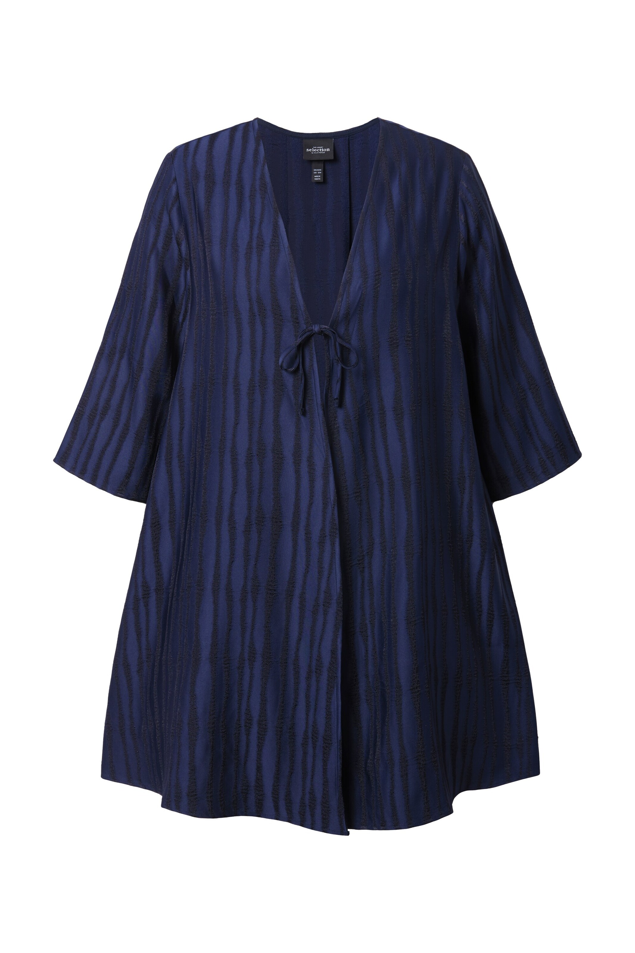 Ulla Popken Tussenjas in Blauw: voorkant