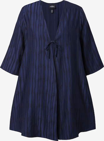 Ulla Popken Übergangsjacke in Blau: Vorderseite