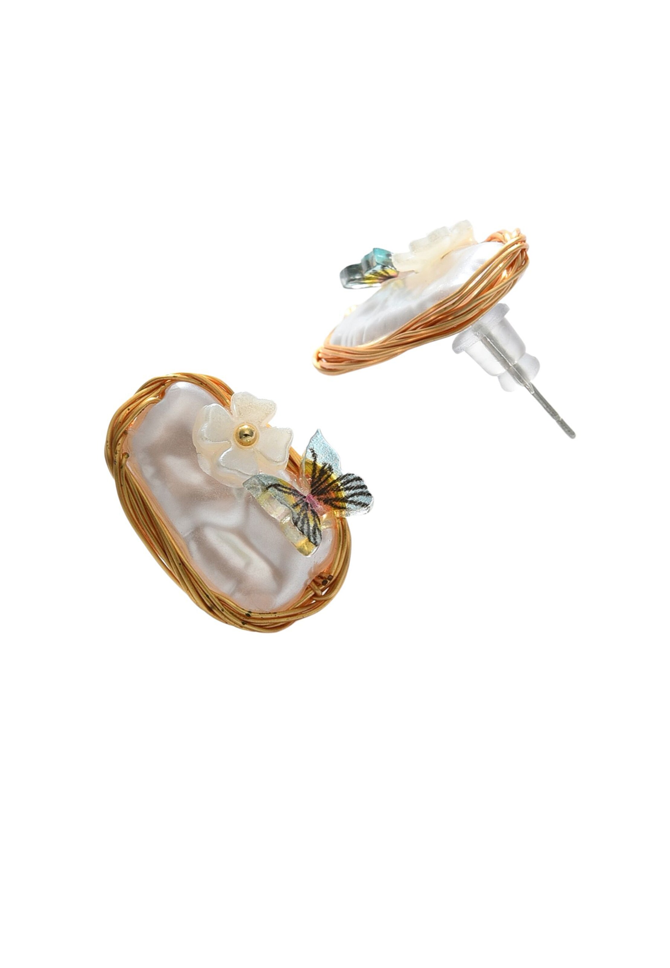 Boucles d'oreilles 'Elle' SOHI en or