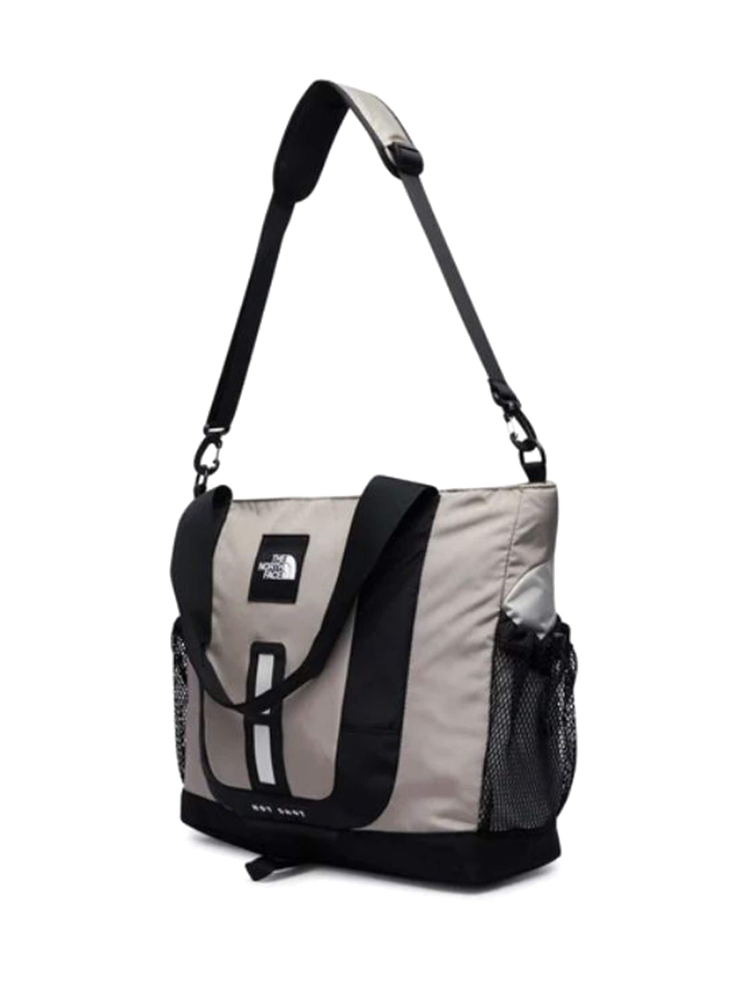 Sac de voyage 'HOT SHOT TOTE STONE SLAB / CUMULUS CLOUD' THE NORTH FACE en beige