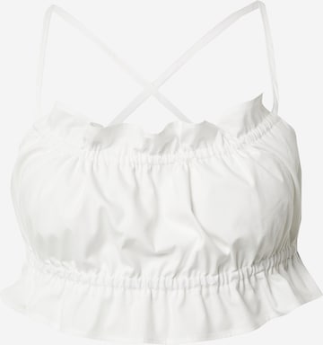 ABOUT YOU x Laura Giurcanu Top 'Maria' in White: front