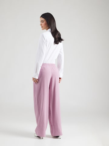 TOPSHOP Wide leg Παντελόνι 'LAKIA' σε λιλά