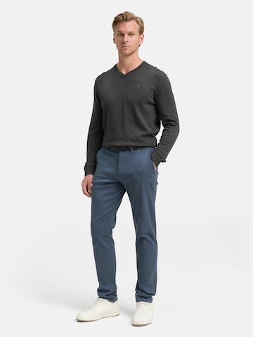 TOM TAILOR Slimfit Chino 'Travis' in Blauw