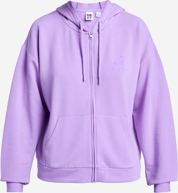 ROXY Sweatjacke 'Surfing By Daylight' in Lila: Vorderseite