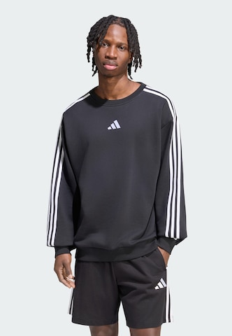 ADIDAS SPORTSWEAR Sportovní mikina 'Essentials' – černá: přední strana