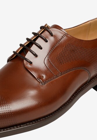 Henry Stevens Lace-Up Shoes 'Marshall CD' in Brown