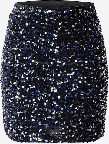 PIECES - Falda 'KAM' en negro: frente