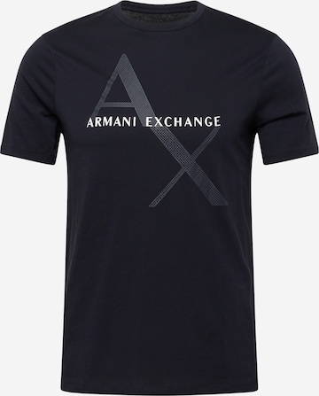 ARMANI EXCHANGE Tričko – modrá: přední strana