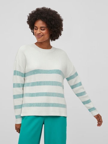 VILA Sweater in White: front