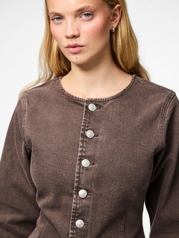 PIECES Between-season jacket 'SELMA' in Brown