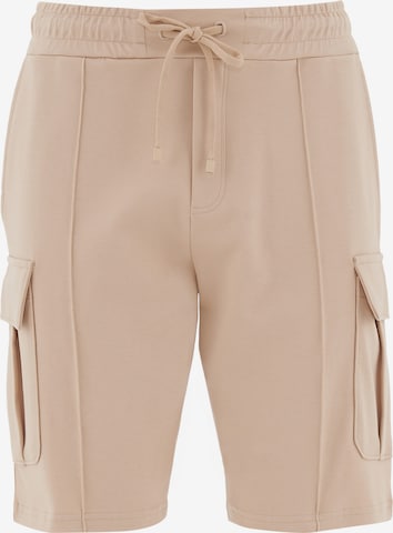 Organication Pants in Beige: front