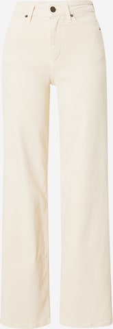 Calvin Klein Wide leg Jeans in Beige: voorkant