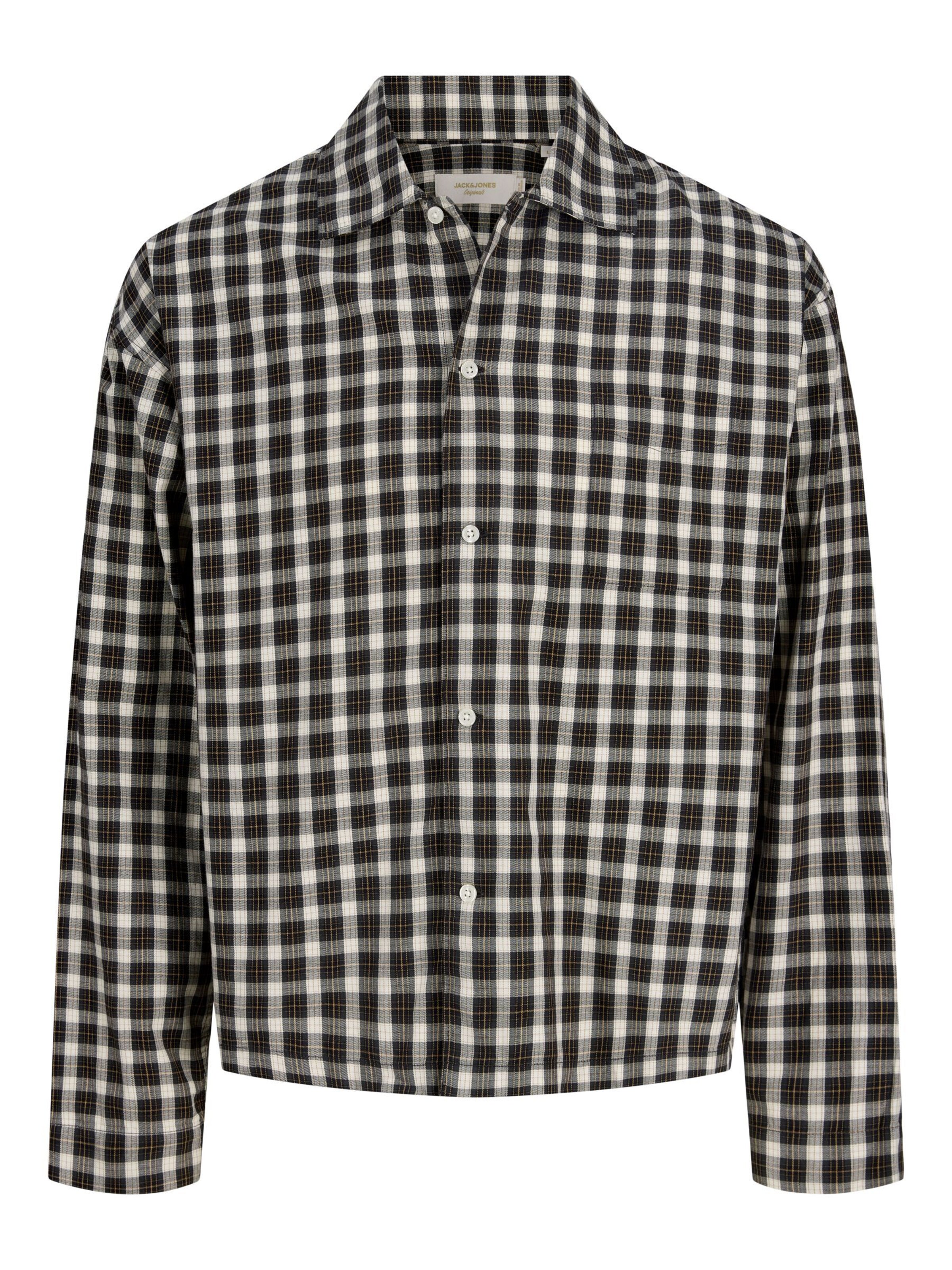 JACK & JONES Hemd 'JORAustin' in Schwarz: Vorderseite