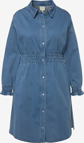 Ulla Popken Between-Season Jacket in Blue: front