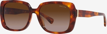 Lunettes de soleil Ralph Lauren en marron : devant