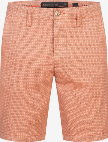 INDICODE JEANS Chino Pants 'Lubin' in Orange: front