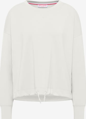 Frieda & Freddies NY Sweatshirtpullover Sweat-Shirt in Beige: Vorderseite