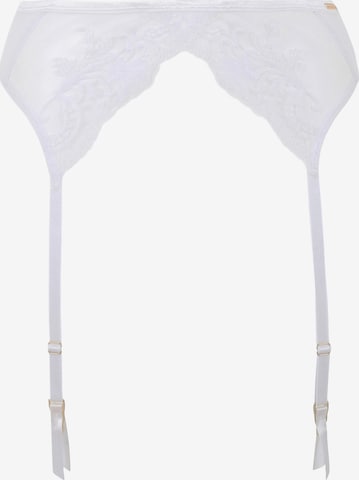 Bluebella Sukkanauhaliivi 'Lingerie' värissä valkoinen: etupuoli