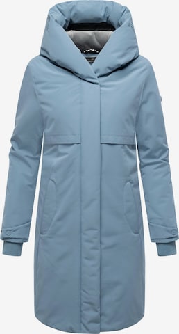 Manteau d’hiver 'Domingaa 14' NAVAHOO en bleu : devant