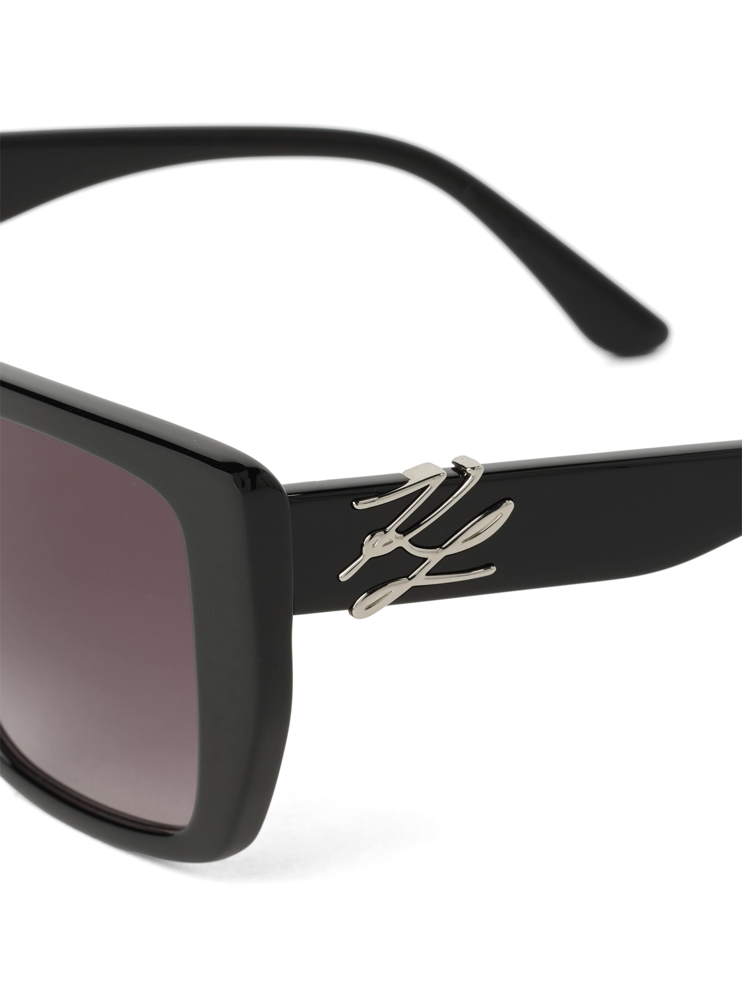 Ochelari de soare ' AUTOGRAPH LOGO ' de la Karl Lagerfeld pe negru