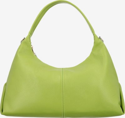 Rankinė ant peties iš faina, spalva – dangaus žydra / obuolių spalva, Prekių apžvalga