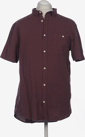 QUIKSILVER Button Up Shirt in XL in Red: front