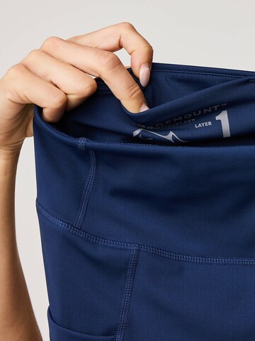 SWEDEMOUNT Skinny Sportbroek 'Core' in Blauw