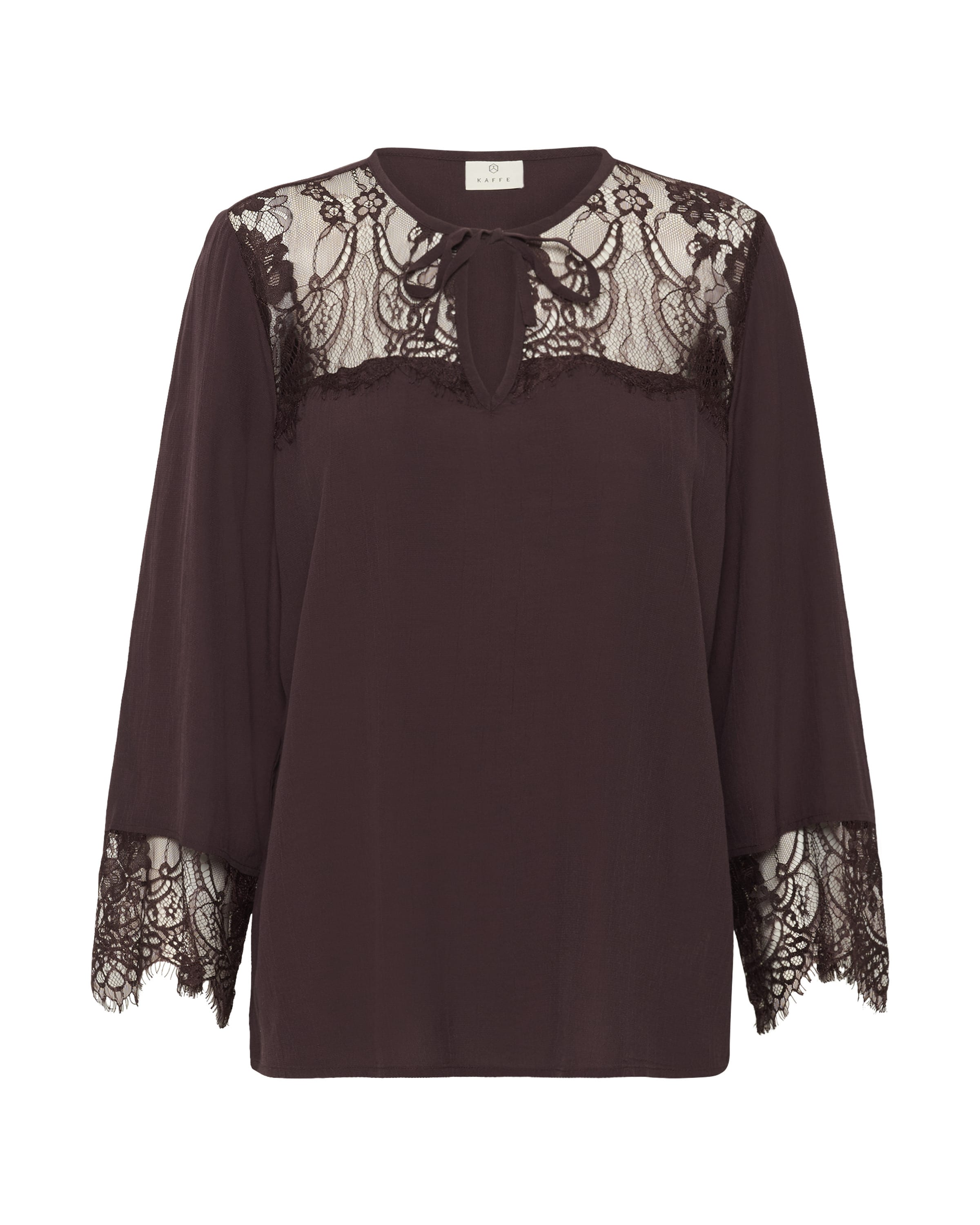 Kaffe Blouse 'April' in Bruin: voorkant
