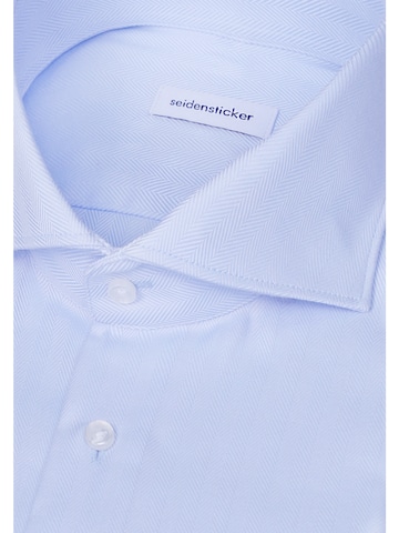 Coupe regular Chemise business SEIDENSTICKER en bleu