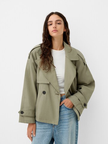 Blazer di Bershka in verde: frontale